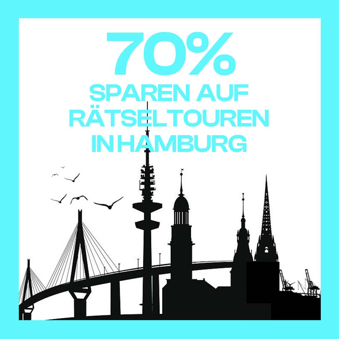 Cover image for 70% auf Rätseltouren in Hamburg